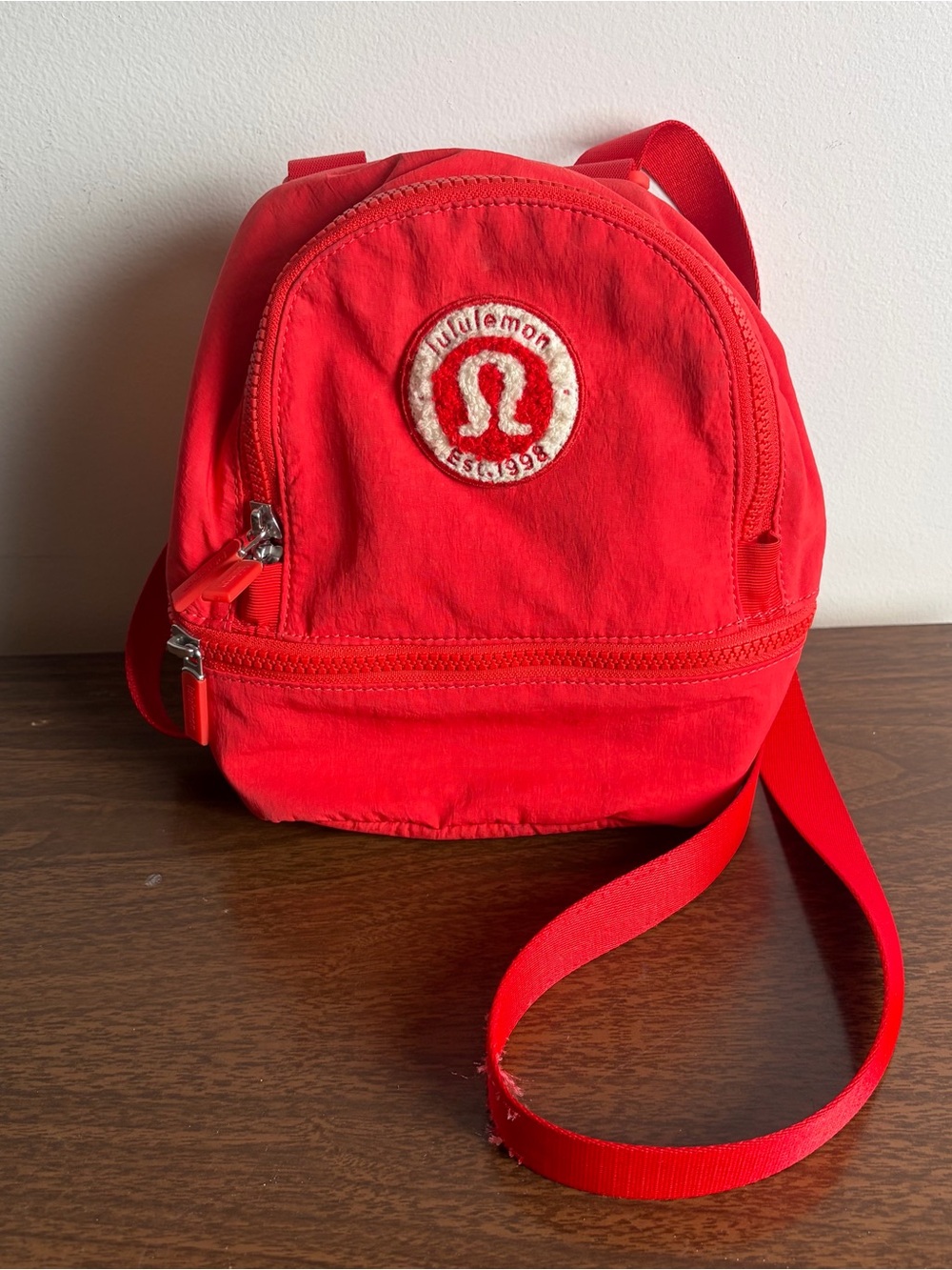 lululemon athletica Bright Red Mini Sling Bag